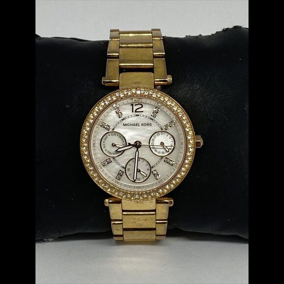 Michael Kors Parker MK5616 Womens Stainless Steel Analog Dial Quartz Watch EY892 - Picture 3 of 12